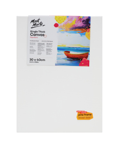 Mont Marte - Single Thick Canvas Signature 30 x 40cm (11.8 x 15.8in)